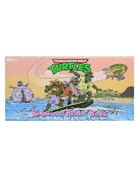 Set figuras acción articulada Tortugas Ninja Teenage Mutant Ninja Turtles collectors Neca