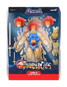 Figura de colección articulada Thundercats Lion-O collectors Super7
