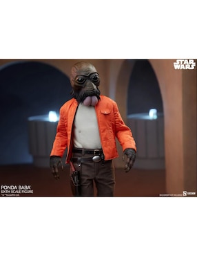 Figura de colección articulada Star Wars Episode IV: A New Hope Ponda Baba collectors Sideshow