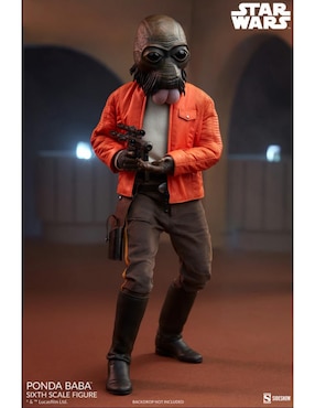 Figura de colección articulada Star Wars Episode IV: A New Hope Ponda Baba collectors Sideshow