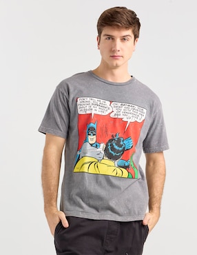 Playera Batman cuello redondo para hombre