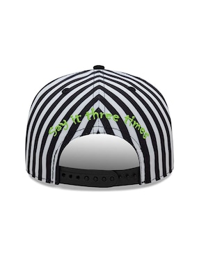 Gorra visera plana broche casual New Era Beetlejuice unisex