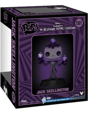 Figura de colección The Nightmare Before Christmas Jack Skellington Funko con luz