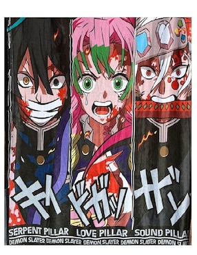 Frazada de tejido suave Generica Demon Slayer Kimetsu no Yaiba