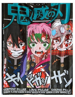 Frazada de tejido suave Generica Demon Slayer Kimetsu no Yaiba