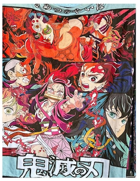 Frazada clásica de tejido suave Generica Demon Slayer: Kimetsu No Yaiba unisex