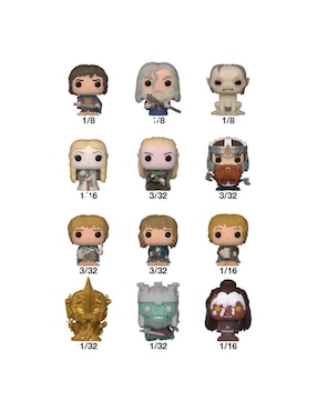 Set Funko Funko Bitty POP! The Lord Of The Rings figura sorpresa