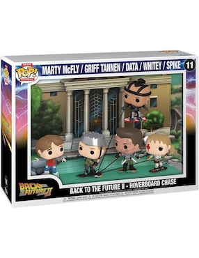 Funko POP! Moment Back to the future II: Hoverboard chase Mary Mcfly, Griff Tannen, Data, Whitey y Spike