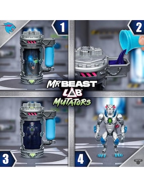Figura de colección Mr Beast Lab Mutators Moose