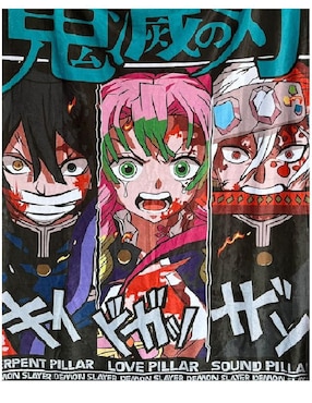 Frazada de tejido suave generica demon slayer: kimetsu no yaiba unisex