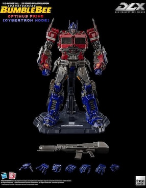 Figura de colección articulada Transformers Bumblebee Optimus Prime Threezero con luz
