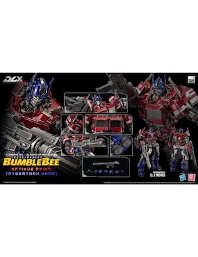 Figura de colección articulada Transformers Bumblebee Optimus Prime Threezero con luz