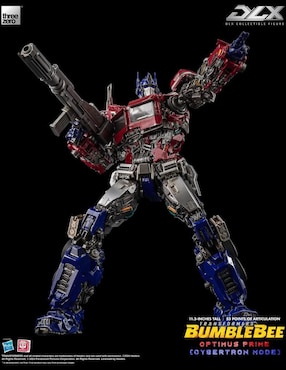 Figura de colección articulada Transformers Bumblebee Optimus Prime Threezero con luz