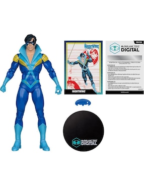 Figura de colección articulada The New Teen Titans Nightwing Mcfarlane Toys