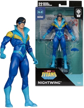 Figura de colección articulada The New Teen Titans Nightwing Mcfarlane Toys