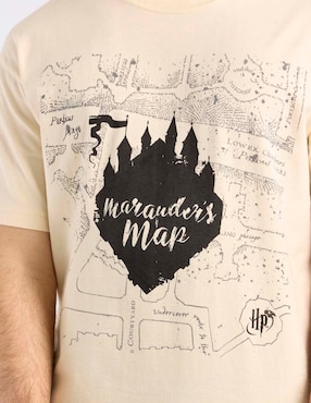 Playera Harry Potter cuello redondo para hombre