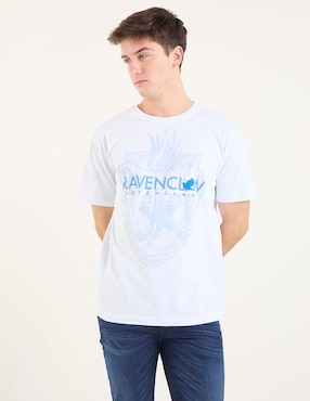 Playera Harry Potter Ravenclaw cuello redondo para hombre