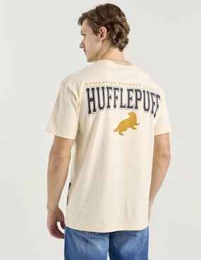 Playera Harry Potter Hufflepufe cuello redondo para honbre