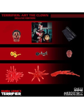 Figura de colección articulada Terrifier Arte deluxe Mezco con luz