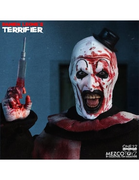 Figura de colección articulada Terrifier Arte deluxe Mezco con luz