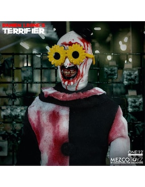 Figura de colección articulada Terrifier Arte deluxe Mezco con luz