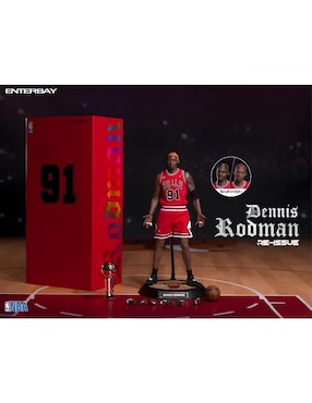 Figura de colección articulada Chicago Bulls Dennis Rodman limitada Enterbay