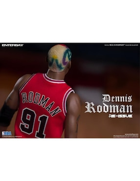 Figura de colección articulada Chicago Bulls Dennis Rodman limitada Enterbay