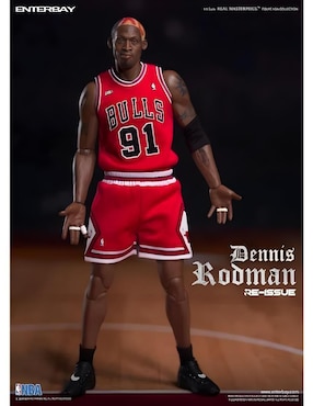 Figura de colección articulada Chicago Bulls Dennis Rodman limitada Enterbay