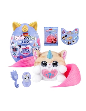 Figura de colección articulada Rainbocorns Unicornio sorpresa Zuru