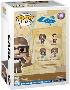 Figura de colección UP Carl Fredricksen Funko