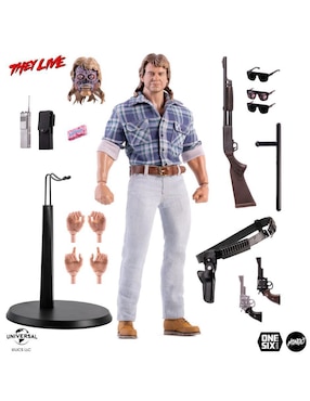 Figura de colección articulada They Live John Nada limitada Mondo