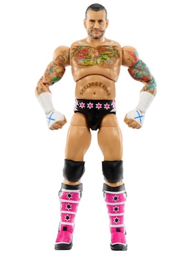 Figura de colección articulada WWE Cm Punk collectors Mattel