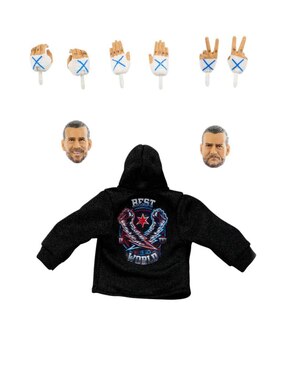 Figura de colección articulada WWE Cm Punk collectors Mattel