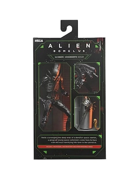 Figura de colección articulada Alien Romulus Xenomorph ultimate Neca con movimiento