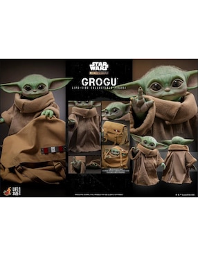 Figura de colección articulada Star Wars The Mandalorian Grogu Hot Toys