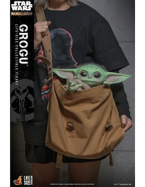 Figura de colección articulada Star Wars The Mandalorian Grogu Hot Toys