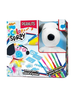 Peluche de Snoopy Mi Alegria Color Spray de 26 cm