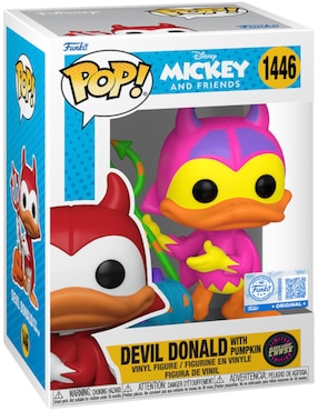 Figura de colección Mickey and Friends Devil Donald chase Funko POP!