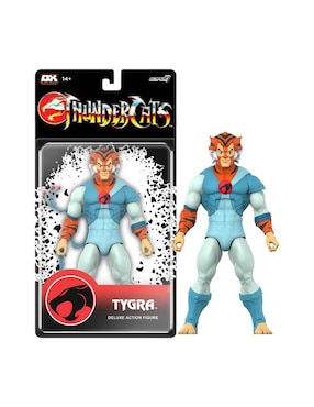 Figura de acción articulada Thundercats Tygra deluxe Super7 con movimiento