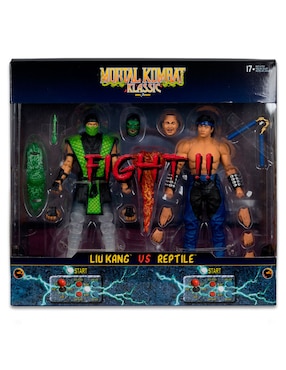 Figura de colección no mortal kombat klassic liu kang vs reptile estándar mcfarlane no aplica