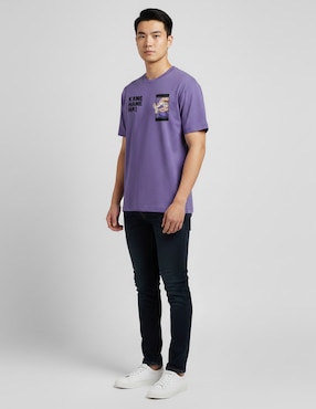 Playera Tee Bar cuello redondo para hombre