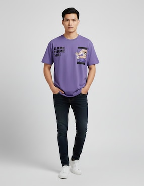 Playera Tee Bar cuello redondo para hombre