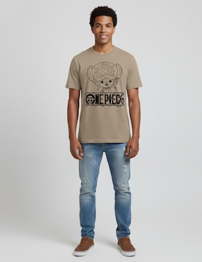 Playera Tee Bar cuello redondo para hombre
