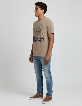 Playera Tee Bar cuello redondo para hombre