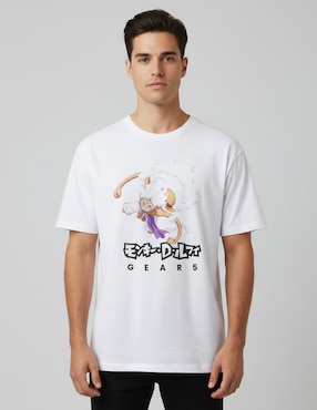 Playera Tee Bar cuello redondo para hombre