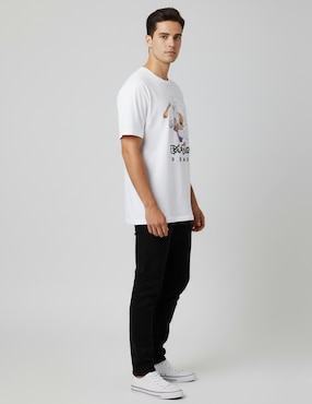 Playera Tee Bar cuello redondo para hombre