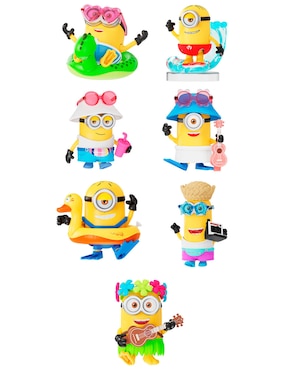 Figura de colección articulada minions blokees