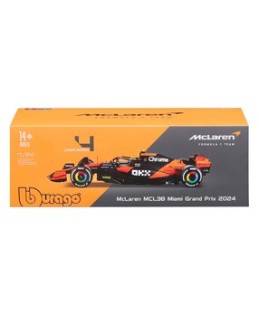 Vehículo Bburago 1:24 McLaren MCL3 Fórmula 1
