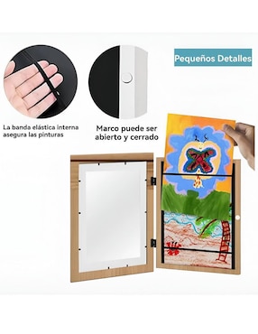 Portarretrato Xtellar de madera para 1 foto