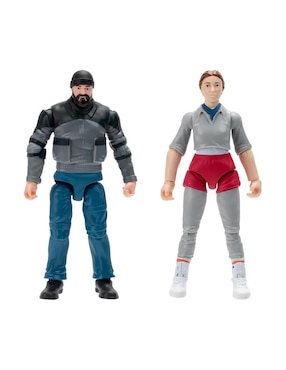 Figura de colección articulada Stranger Things Hopper & Eleven especial Jazwares